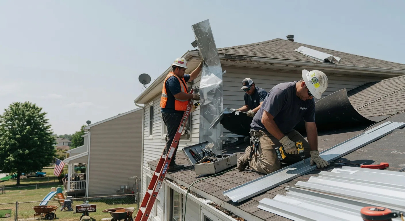 Metal Roof Repair in Farmersville, OH